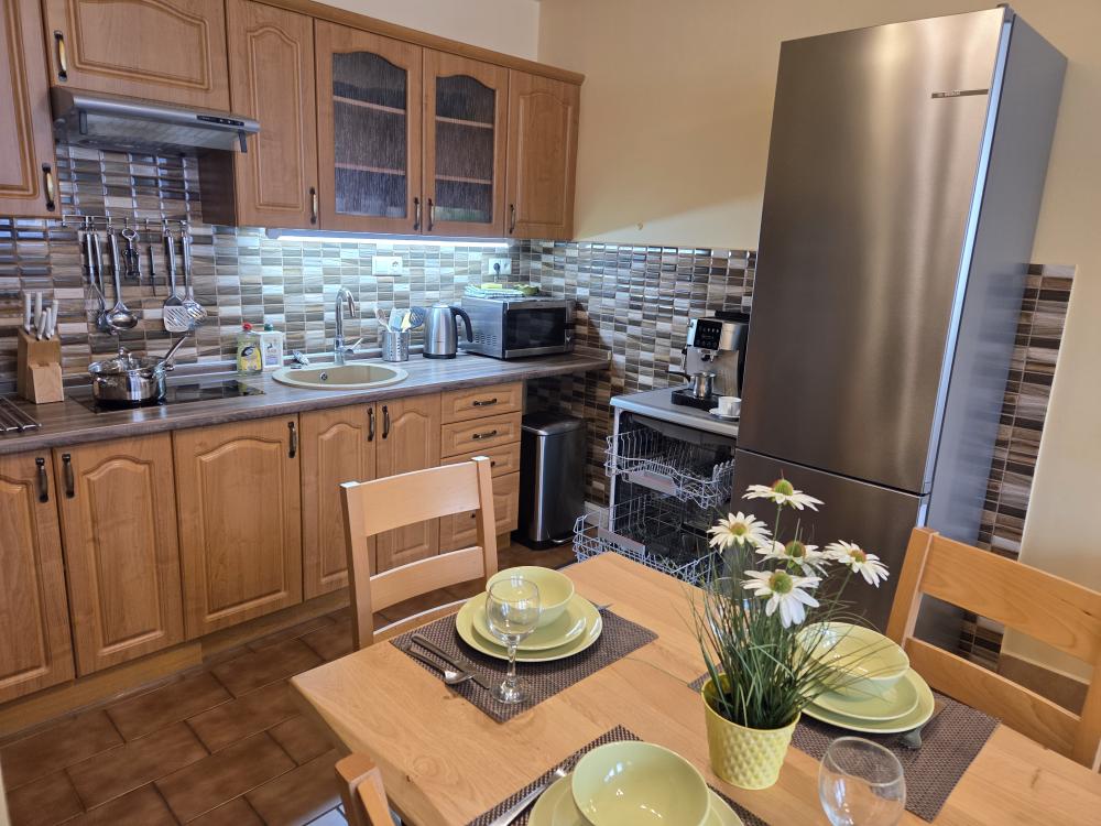 Pohled do apartmánu 1 