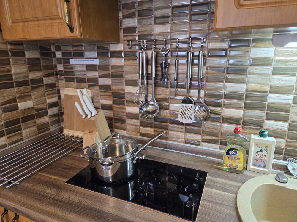 Pohled do apartmánu 1 - Kuchyň 